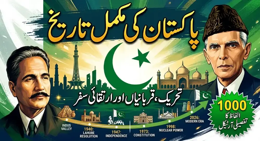 پاکستان کی تاریخ: تحریک، قربانیاں اور ارتقائی سفر